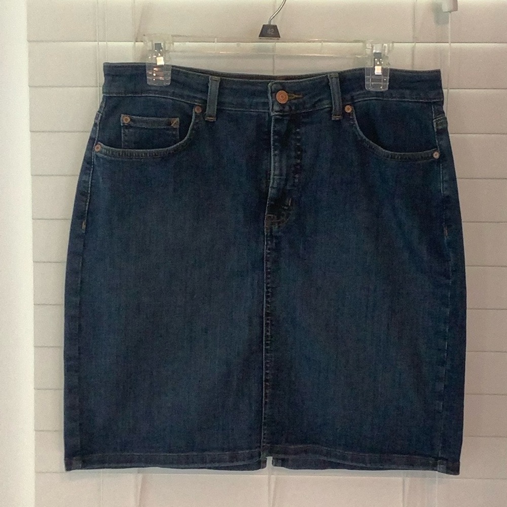 Dickies Blue Denim Mini Skirt Size 12